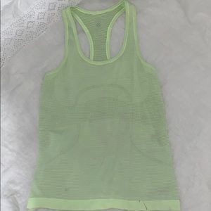 LULULEMON super cute neon yellow tank!